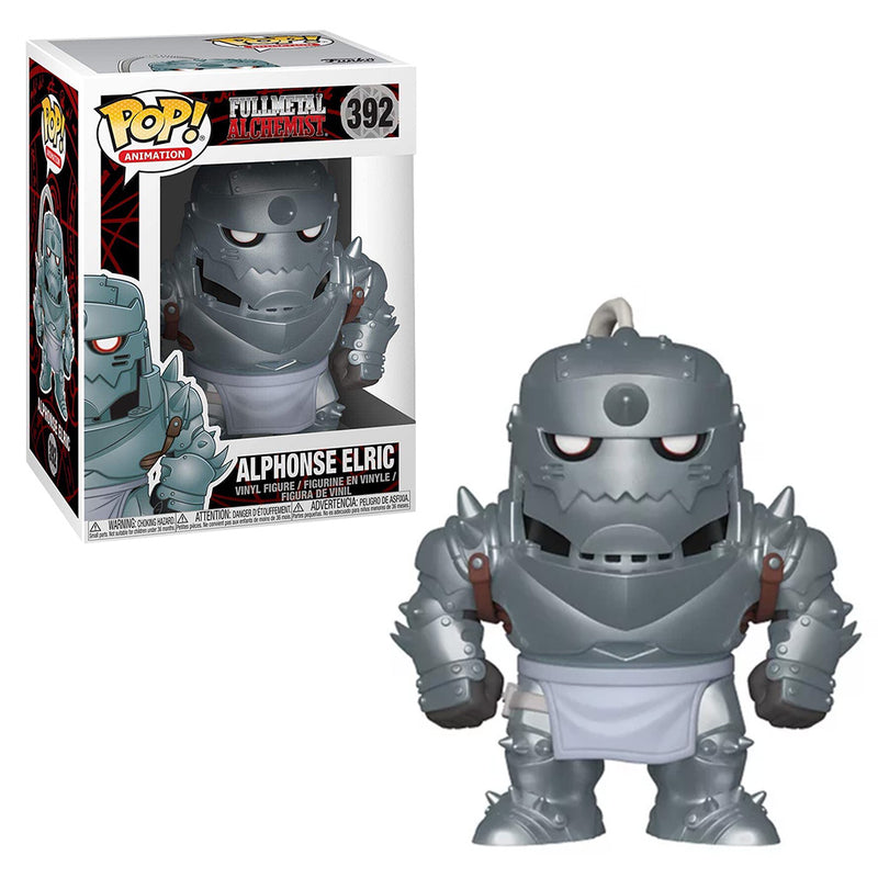 Boneco Funko POP Alphonse Elric 392 Anime Manga Fullmetal Alchemist Brotherhood Brinquedo Colecionável Presente Criança