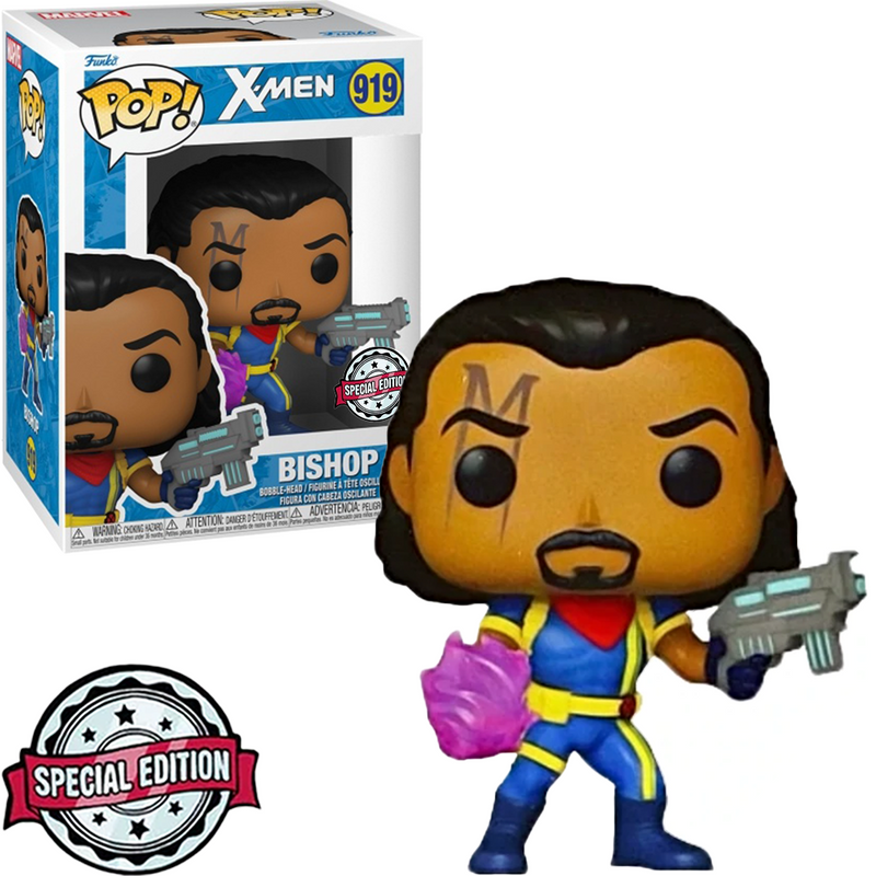 Boneco Funko POP Bishop 919 Marvel Disney Move X Men Boneco do Fututo Brinquedo Colecionável Presente Coleção Criança