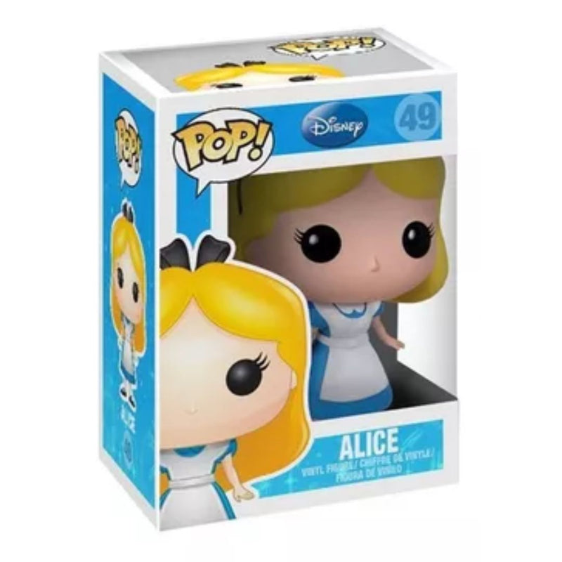 Boneco Funko Pop DISNEY SERIE 4 ALICE 49 Brinquedo Disney Alice Presente Criança Coleção Princesa Figura Colecionável