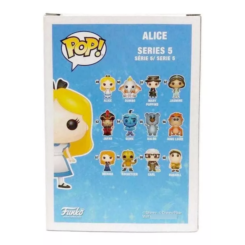 Boneco Funko Pop DISNEY SERIE 4 ALICE 49 Brinquedo Disney Alice Presente Criança Coleção Princesa Figura Colecionável