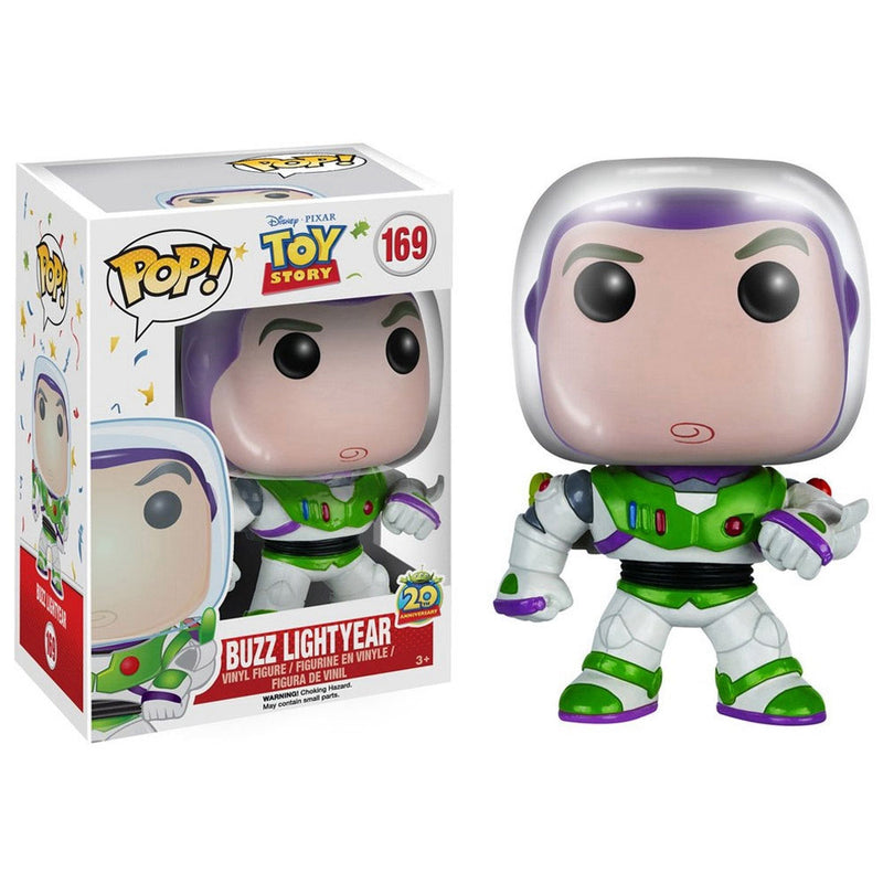 Boneco Funko POP Buzz Lightyear 169 Toy Story Ao infinito e Além! Brinquedo Colecionável Presente Coleção Criança