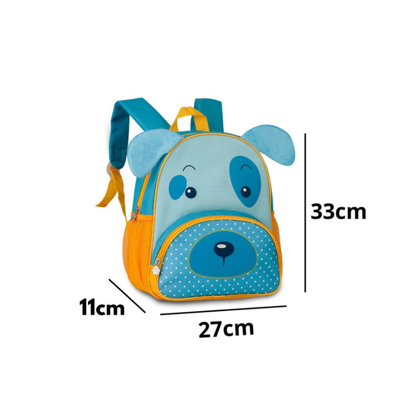 Mochila de Costas Bolsa Mala Infantil Menino Bebê Cachorrinho Dog Pets Clio