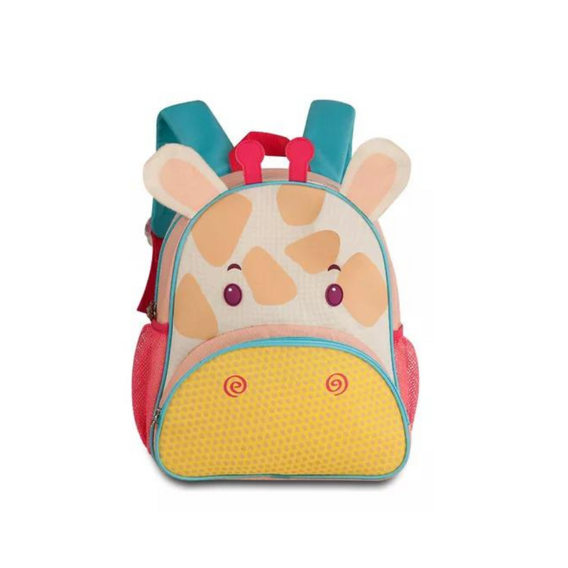 Kit Mochila Bolsa Mala Infantil Lancheira Térmica Menina Girafa Criança Bebê Feminina Presente Clio