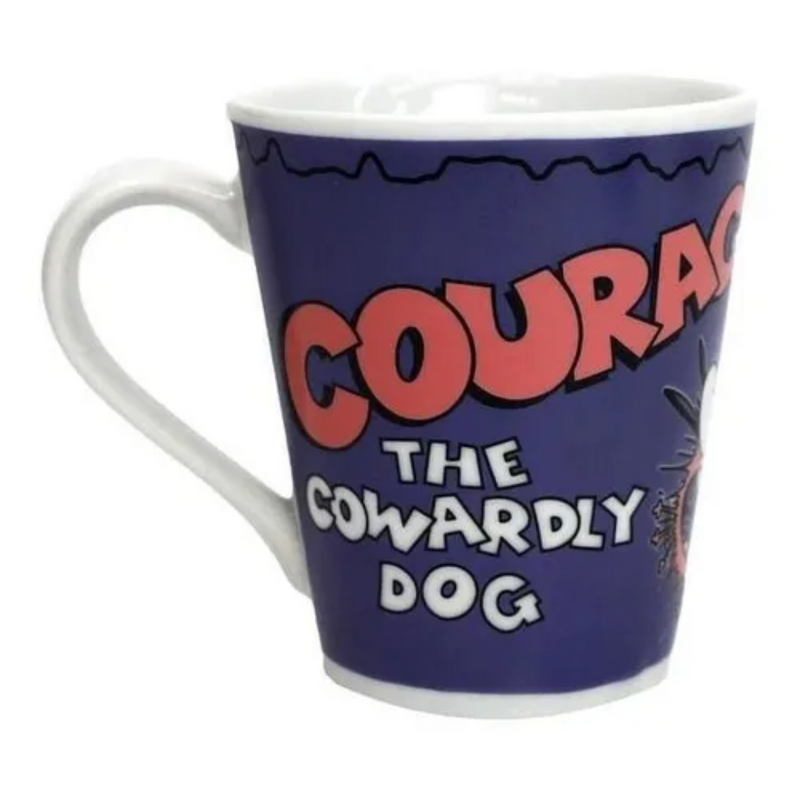 Caneca Coragem Cão Covarde Cartoon Network Piticas Courage Desenho