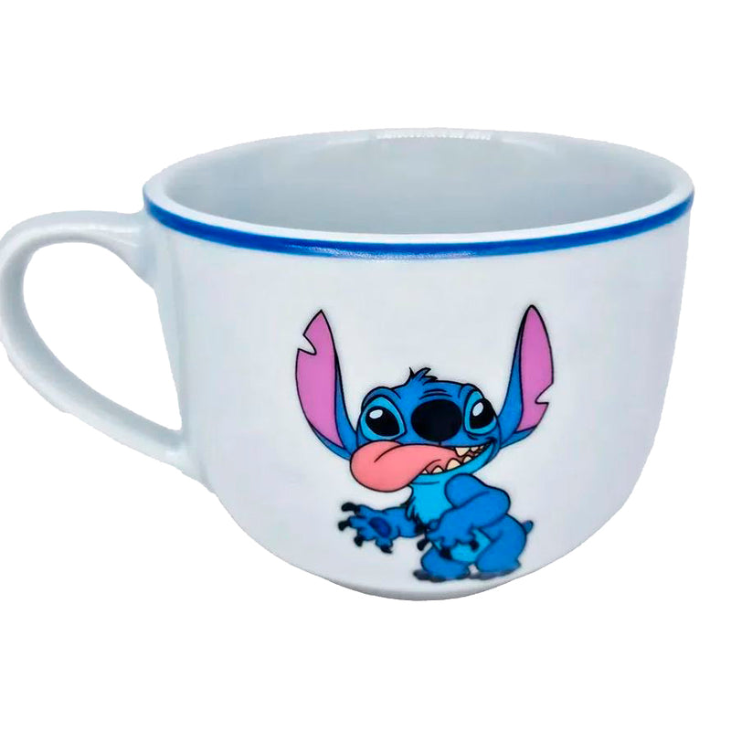 Caneca Sopa Lilo & Stitch Walt Disney Ohana Havai Sopinha - Megalonania