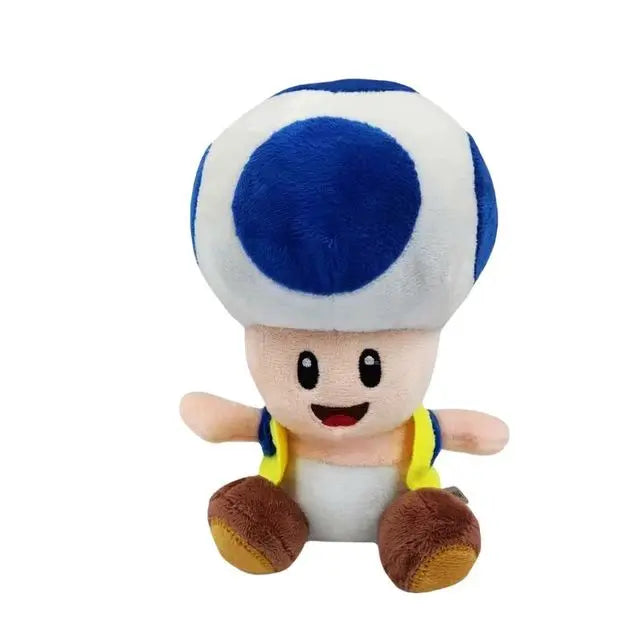 Brinquedo de Pelúcia Toad Figuras de Jogos de Game Super Mário Bros Decoração Criança Macio Travesseiro de Pelúcia 20cm - Megalonania