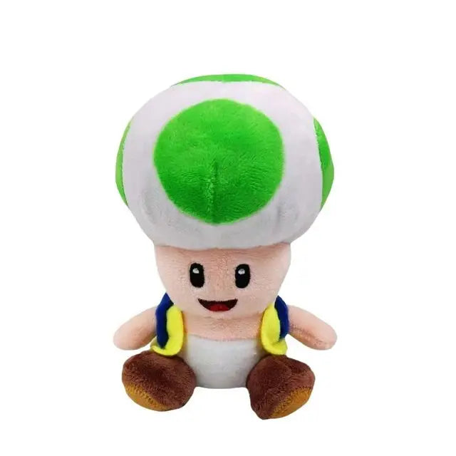 Brinquedo de Pelúcia Toad Figuras de Jogos de Game Super Mário Bros Decoração Criança Macio Travesseiro de Pelúcia 20cm - Megalonania