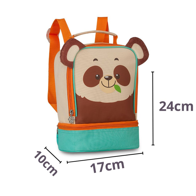 Lancheira Térmica Infantil Bolsa Criança Menino Menina Leão Panda Urso Pets Clio