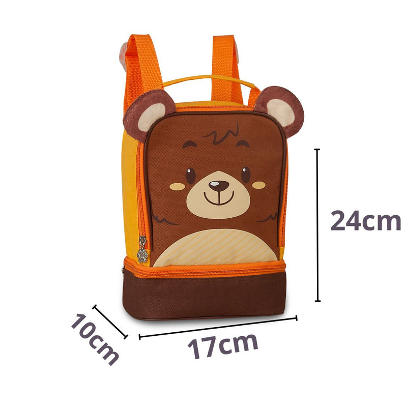 Lancheira Térmica Infantil Bolsa Criança Menino Menina Leão Panda Urso Pets Clio