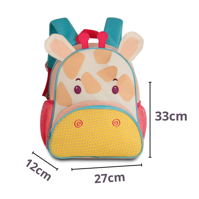 Kit Mochila Bolsa Mala Infantil Lancheira Térmica Menina Girafa Criança Bebê Feminina Presente Clio