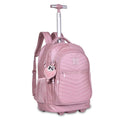 Mochila de Carrinho Mala Bolsa Bagagem Rosa Lilás Verde Rebecca Bonbon Escolar Juvenil Feminino Clio