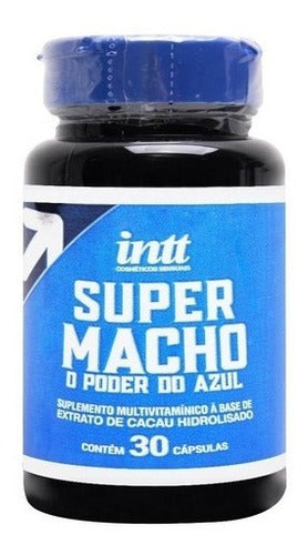 Capsula Suplemento Potencializador Ereção Super Macho Intt - Megalonania