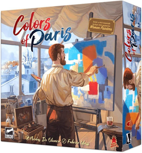 Colors Of Paris - Board Game Jogo De Tabuleiro Mesa Party Buro