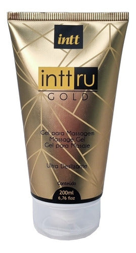 Intt Ru Gold Gel Para Massagem Lubrificação 150ml - Megalonania