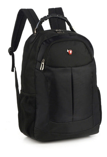 Mochila de Costas Escolar Juvenil Laptop Notebook Preto - Luxcel