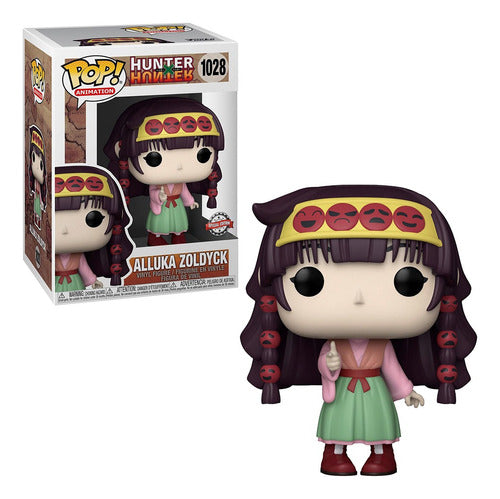 Boneco Funko Pop Hunter X Hunter Alluka Zoldyck 1028 Killua Anime Brinquedo Coleção Presente Colecionável