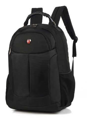 Mochila de Costas Escolar Juvenil Laptop Notebook Preto - Luxcel