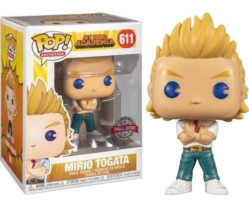 Boneco Funko Pop My Hero Academia Mirio Togata 611 Exclusivo Boku No Hero Lemillion - Megalonania