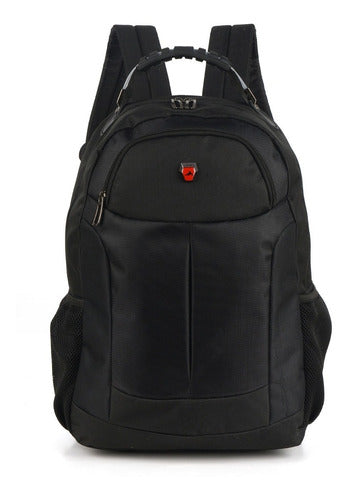 Mochila de Costas Escolar Juvenil Laptop Notebook Preto - Luxcel