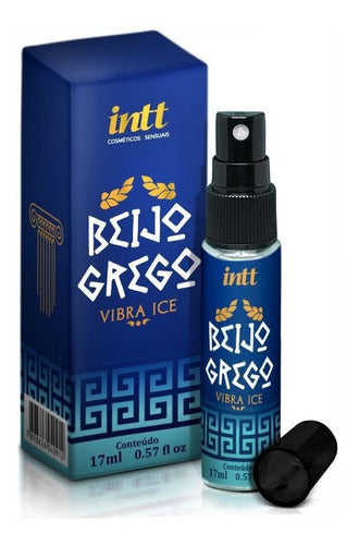 Gel Excitante Anal Com Sensação Leve de Vibração Beijo Grego Massagem Beijável Vibra Ice Menta Intt - Megalonania