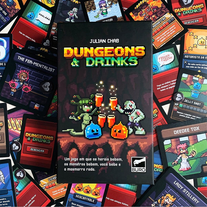 Dungeons & Drinks - Tabuleiro Adulto Jogo De Mesa, Jogos de Tabuleiro, Board Games Buro