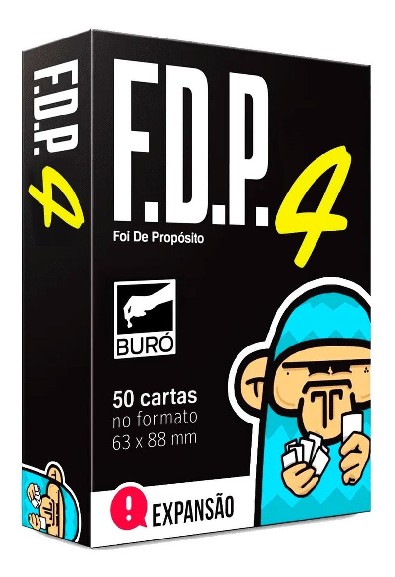 F.P.D 4: Foi De Proposito Expansão Jogo Cartas Board Game Buro