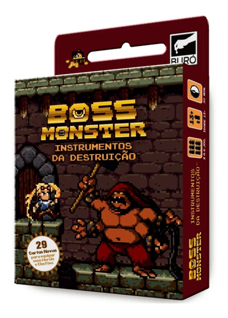 Jogo Boss Monster: Expansão Instrumentos Da Destruição - Jogo de Tabuleiro Buro