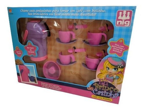 Kit Xícara Chazinho Infantil Café Com Bolinho Nig Brinquedos