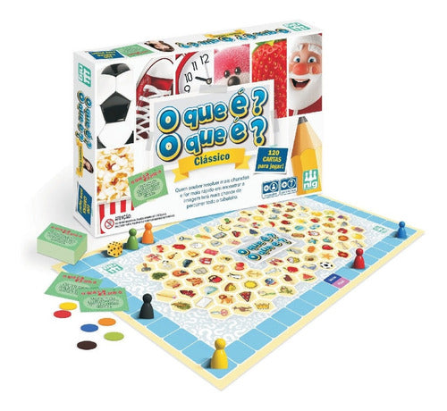 Jogo De Mesa O Que É? O Que É? Clássico Brinquedos Board Tabuleiro Nig