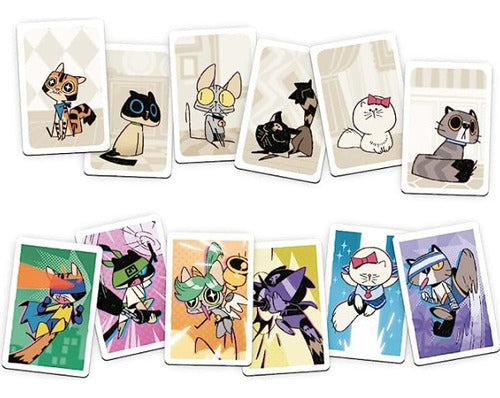 Jogo de Cartas: Super Cats Baralho Robocão Jogo de mesa Buro