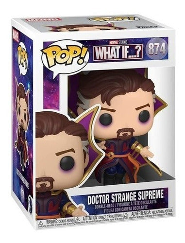 Boneco Funko Vingadores Avengers Pop Doctor Stranger Supreme 874 What If Doutor Estranho Marvel - Megalonania