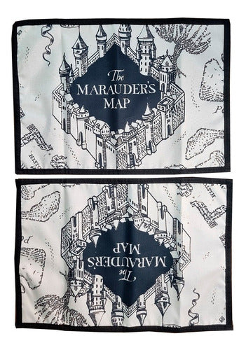 Jogo Americano Mesa Posta Jantar Sala Harry Potter Mapa do Maroto Warner - Megalonania