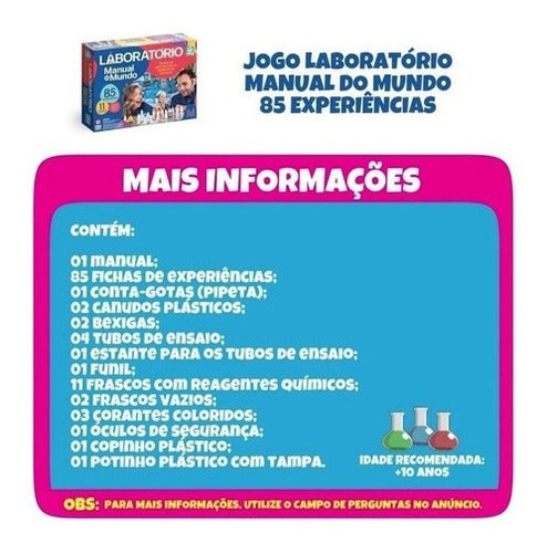 Laboratório Manual Do Mundo Experiência Youtube Quimicas Nig