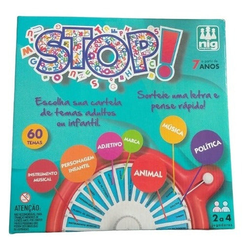 Jogo De Mesa Stop Pense Rápido Educativo Nig Brinquedos