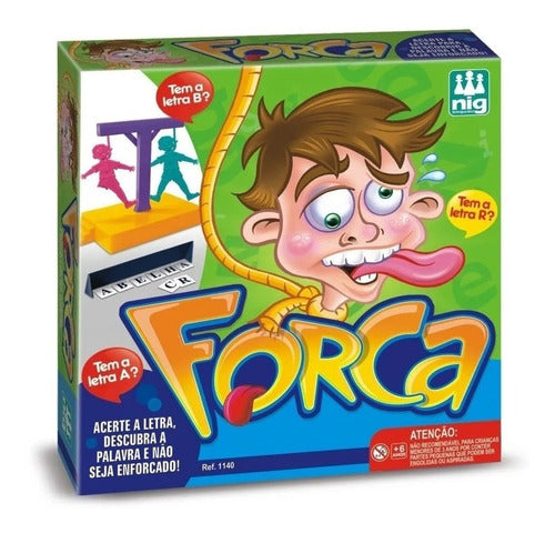 Jogo Tabuleiro Forca Brinquedo Infantil Vocabulário Nig