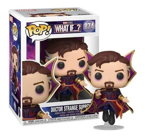 Boneco Funko Vingadores Avengers Pop Doctor Stranger Supreme 874 What If Doutor Estranho Marvel - Megalonania