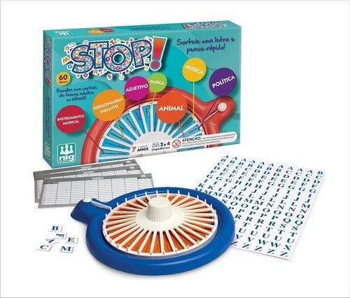 Jogo De Mesa Stop Pense Rápido Educativo Nig Brinquedos