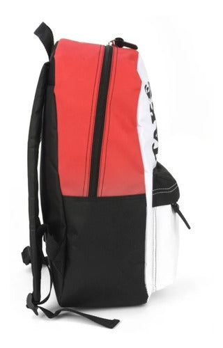 Mochila de Costas Infantil Juvenil Snoopy Peanut Escolar Vermelha - Luxcel