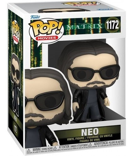 Boneco Funko Pop The Matrix Ressurections Neo 1172 Colecionavel Keanu Reeves - Megalonania