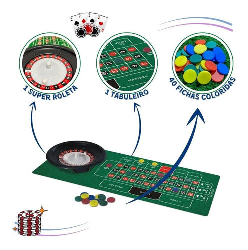 Jogo De Tabuleiro Roleta Cassino Infantil Nig Brinquedos