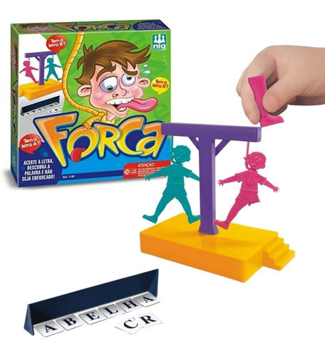 Jogo Tabuleiro Forca Brinquedo Infantil Vocabulário Nig