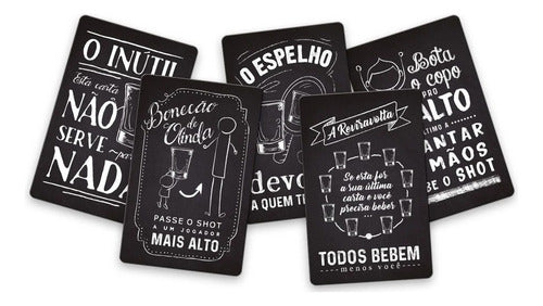 Cala A Boca E Bebe Logo - Mesa Tabuleiro Jogo De Cartas  Buro