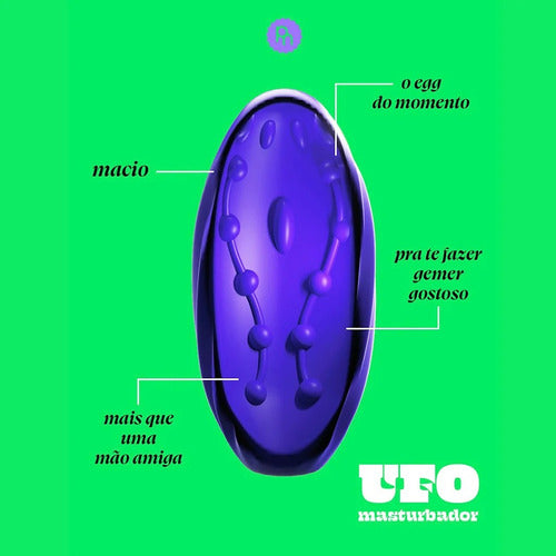 Ufo Masturbador Masculino Deslizante Texturas EGG pantynova - Megalonania