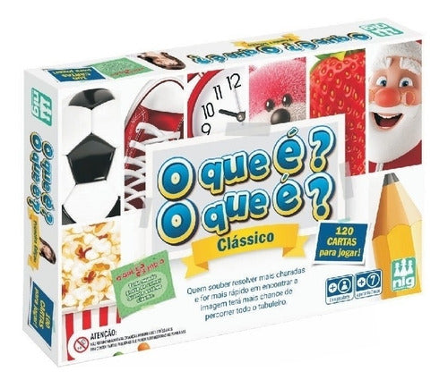 Jogo De Mesa O Que É? O Que É? Clássico Brinquedos Board Tabuleiro Nig