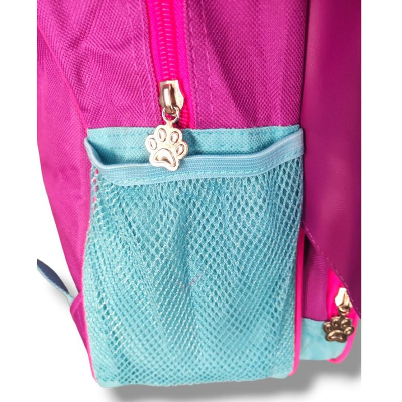 Kit Mochila de Costas Bolsa Mala Lancheira Térmica Infantil Menina Borboleta Roxo Criança Pets Clio