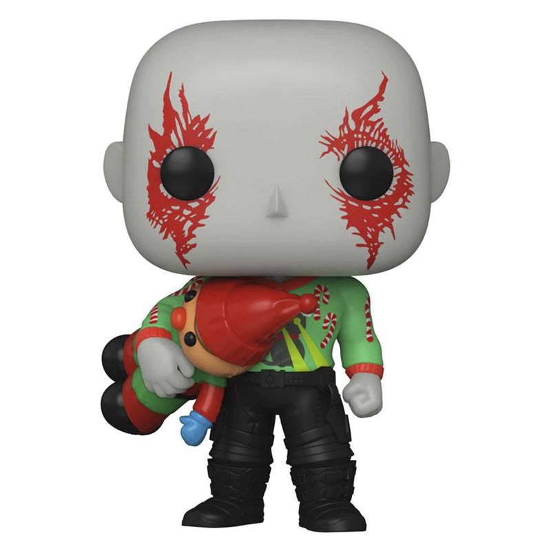 Boneco Funko POP Drax 1106 Marvel Disney Move Guardians Of The Galaxy Holiday Special Brinquedo Colecionável Presente Coleção Criança