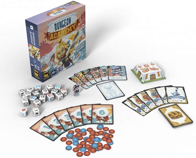 Dungeon Academy  - Jogo Cartas Game Card Board Games Mesa Buro