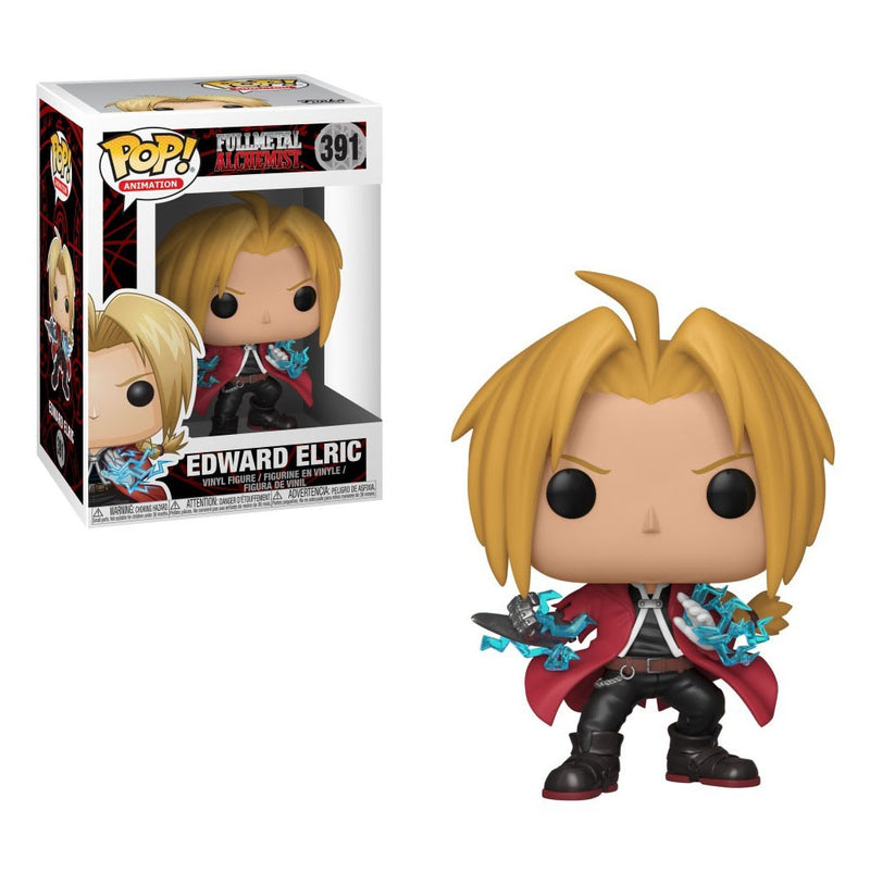 Boneco Funko POP Edward Elric 391 Anime Manga Fullmetal Alchemist Brinquedo Colecionável Presente Criança