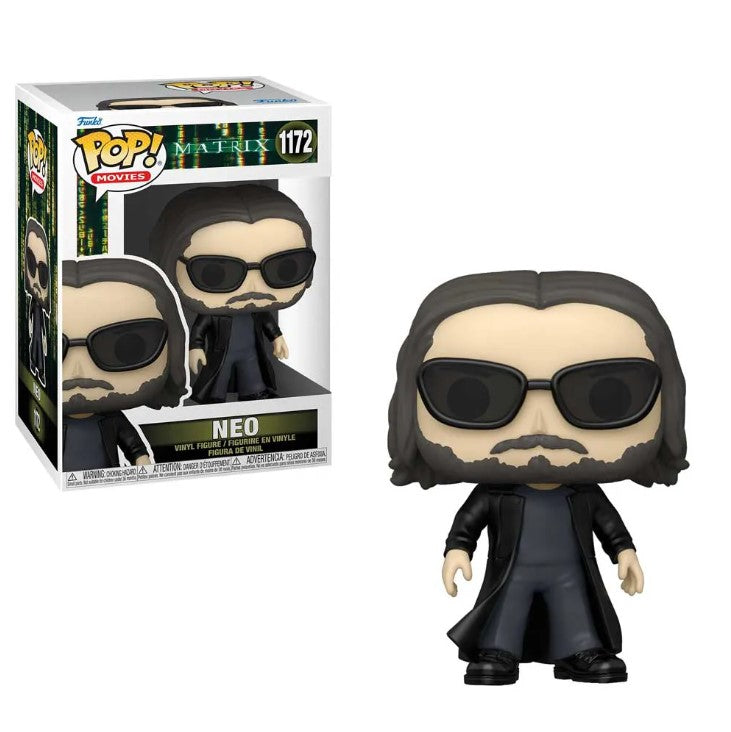 Boneco Funko Pop The Matrix Ressurections Neo 1172 Colecionavel Keanu Reeves - Megalonania