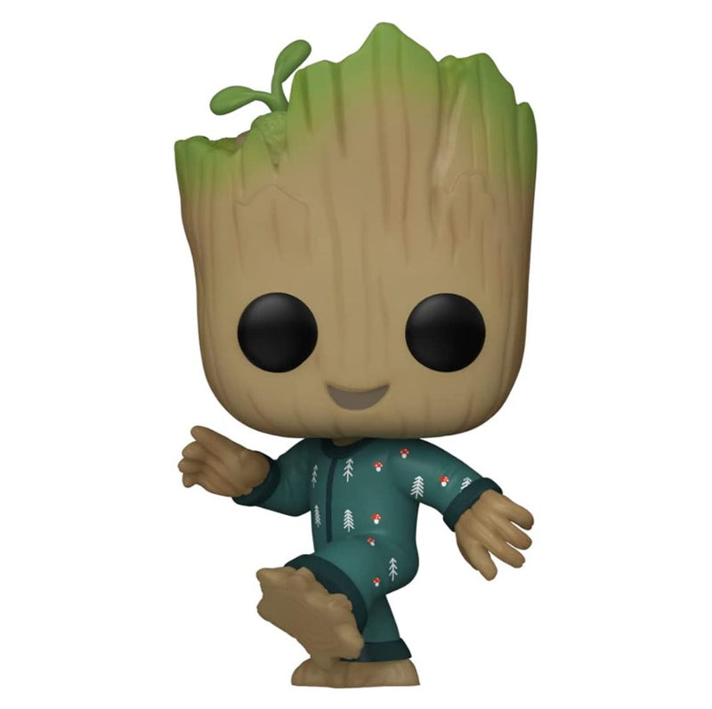 Boneco Funko Pop IAM GROOT GROOT IN ONESIE DANCING 1192 Brinquedo Coleção Groot Guardiões da Galáxia Presente Criança